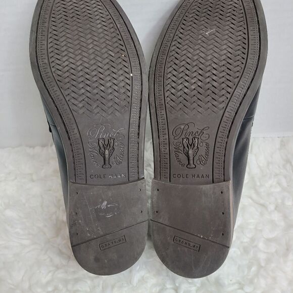 Cole Haan Men's Size 8 Grand OS Pinch Maine Tassel Loafers Black Leather C25261 - Picture 10 of 10